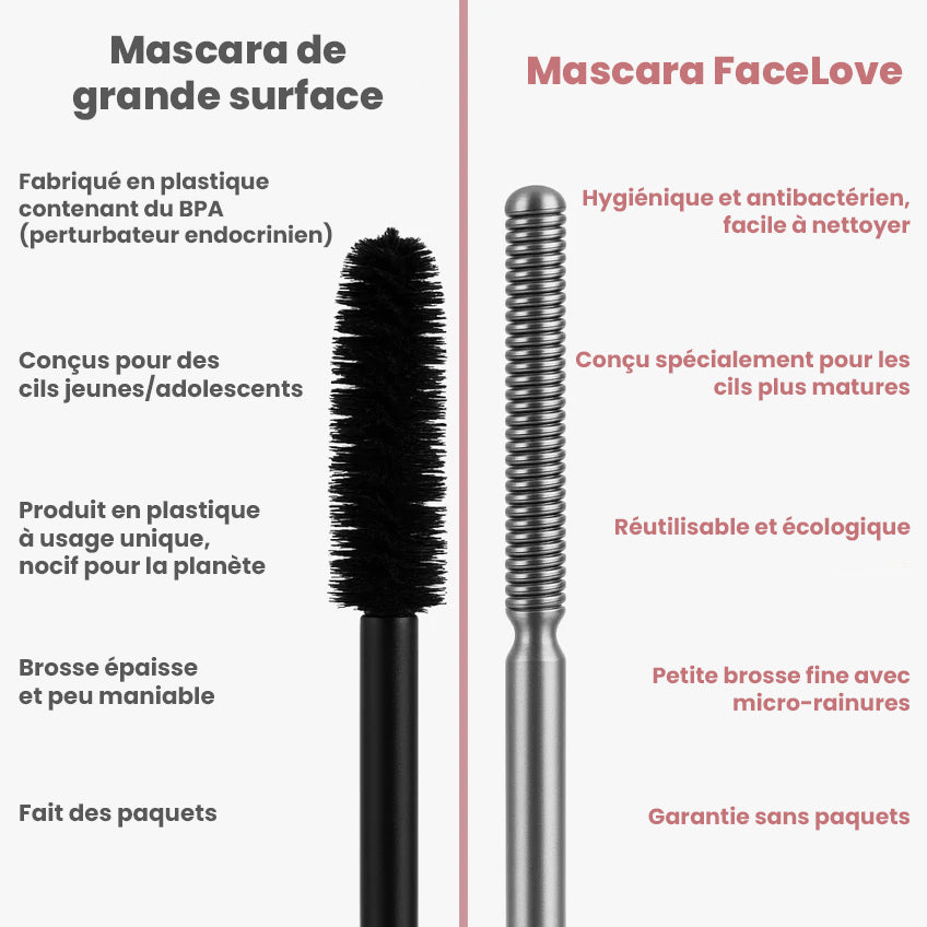 FaceLove™ | Mascara naturel, allongeant et nourrissant