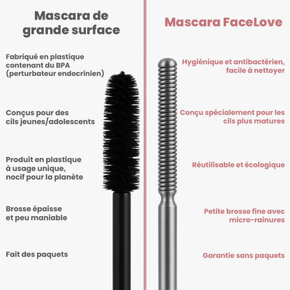 FaceLove™ | Mascara naturel, allongeant et nourrissant